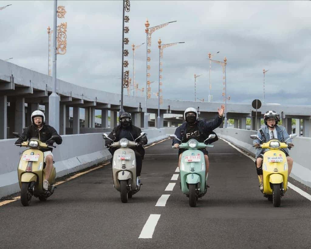 INNI Rental Bali motorbike and Vespa fleet